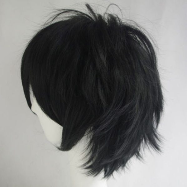 Unisex Halloween Cosplay Costume Party Hair Anime Wigs Short Full Hair Wig  USA F