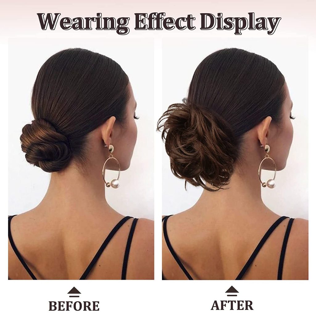 Claw Clip Messy Bun Hair Piece 100 Real Human Hair Buns Wavy Curly Chignon Hair Bun Extensions