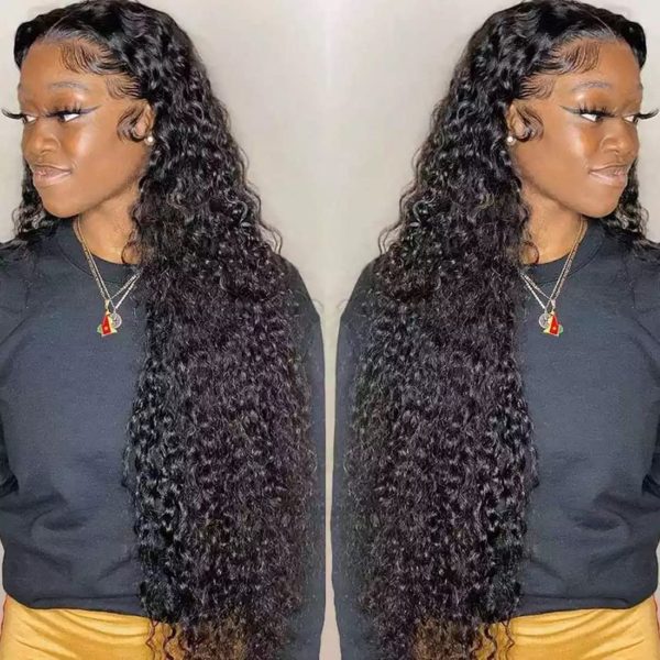 HD Lace Front Human Hair Wigs For Black Women 10A Brazilian Deep