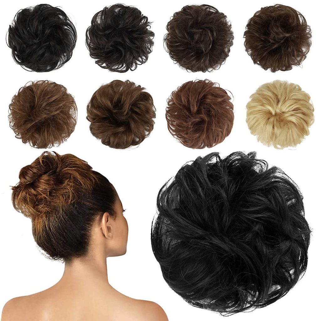 Human Hair Messy Buns, 100 Human Hair Bun Hair Piece Real Human Hair