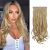 Wavy-16H613# Golden Blonde Highlighted Bleach Blonde