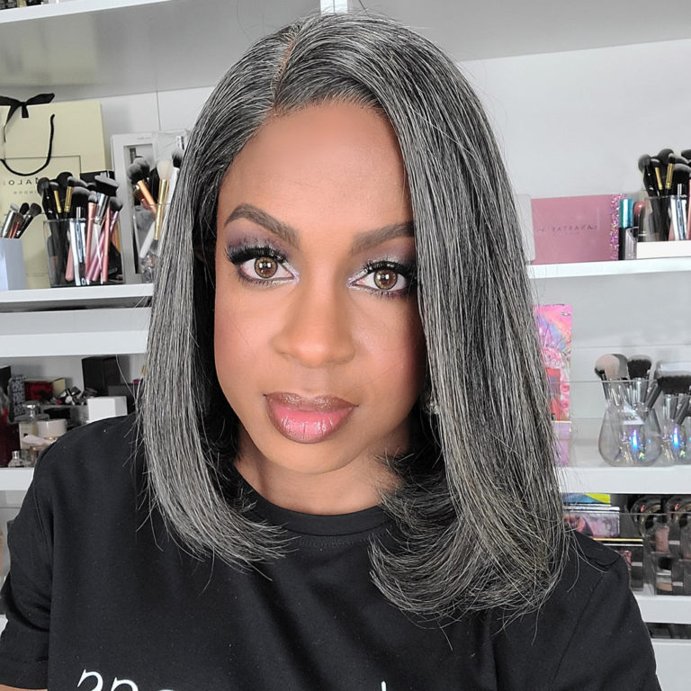 SALT & PEPPER COLOR 4X4 CLOSURE BOB WIG