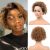13*1 Pixie Cut Curly Lace Wig 1b/30