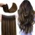 #2/6/2 Balayage Dark Brown Mixed Chestnut Brown