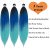 3T Blue Ombre Braiding Hair 3 Packs