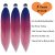 3T Blue Pink Ombre Braiding Hair 3 Packs