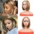 #4/27 T Part Straight Lace Bob Wig