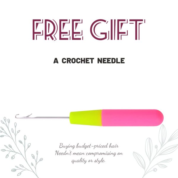 Latch Hook Crochet Needle for Crochet Braids and Loc Maintenance 