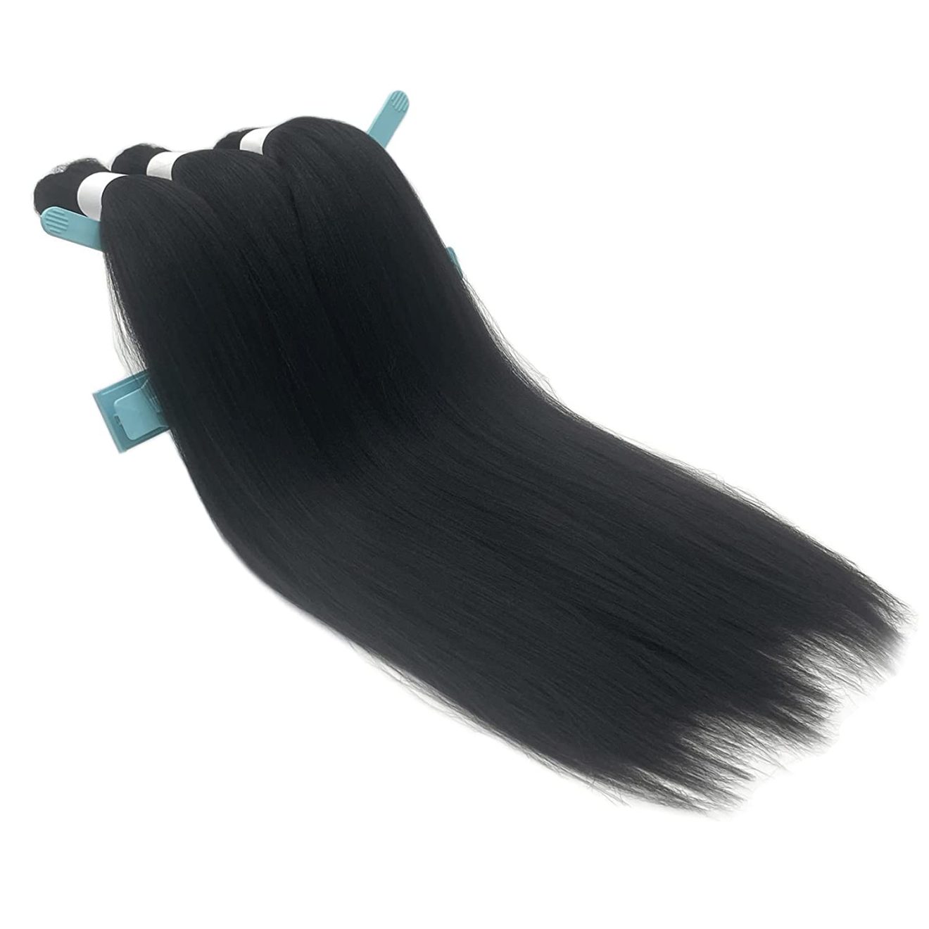 1b Black Braiding Hair Pre Stretched Human Prestretched Prestressed