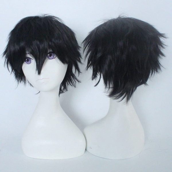 Unisex Halloween Cosplay Costume Party Hair Anime Wigs Short Full Hair Wig  USA F