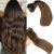 Balayage dark brown mixed chestnut brown #2/6/2