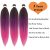 FR36 Purple Ombre Braiding Hair 3 Packs