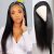 Headband Wigs Straight Human Hair