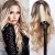 Lace front long ombre wig