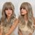 Mix Blonde Wig With Bangs