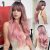 Ombre pink wavy