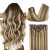 #P8A/22 Medium Brown Highlighted Golden Blonde
