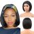 Straight Bob Headband Wigs