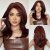 Wine Red bob wig XXV